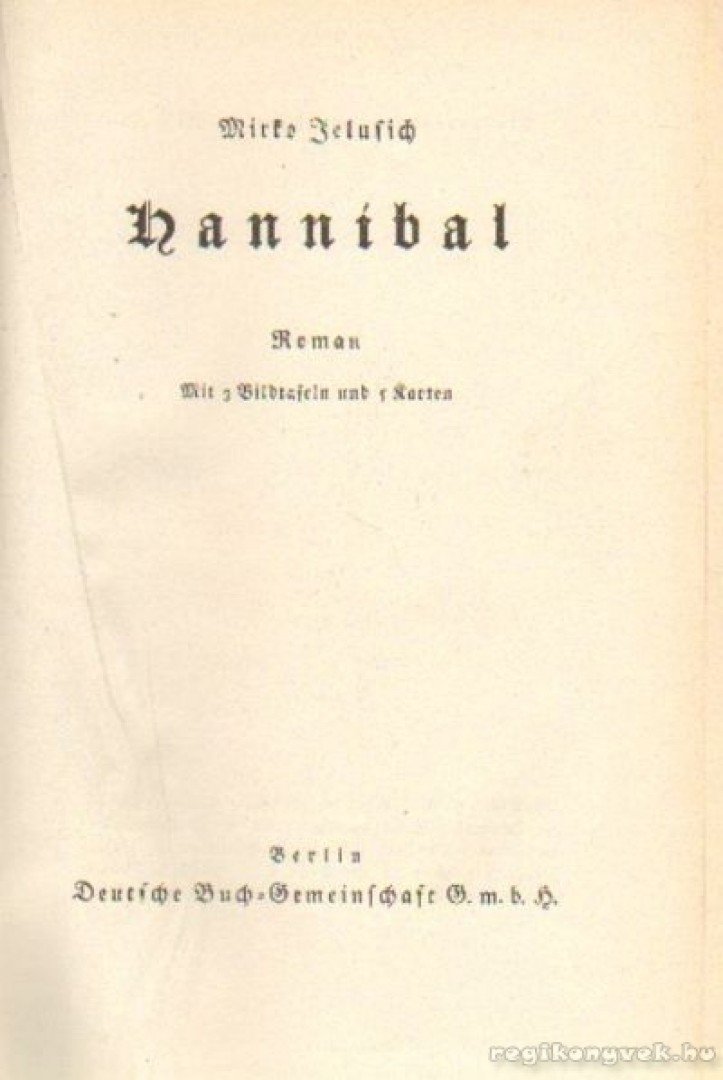 Jelusich, Mirto - Hannibal [antikvár]