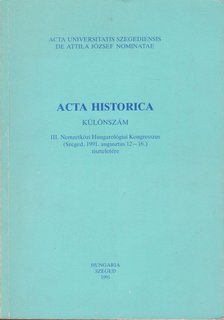 Serfőző Lajos - Acta Historica Különszám [antikvár]
