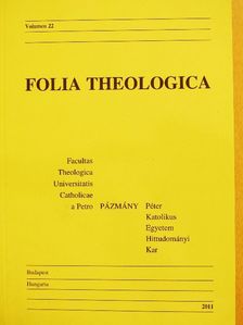 Erdő Péter - Folia Theologica 22. [antikvár]