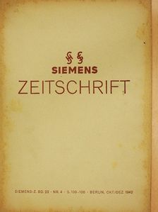 M. Kornetzki - Siemens Zeitschrift Okt./Dez. 1942 [antikvár]