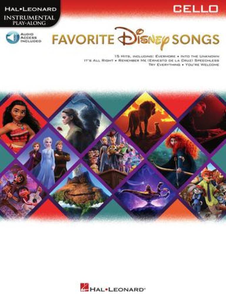 FAVORITE DISNEY SONGS FOR CELLO AUDIO ACCESS INCLUDED