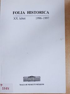 Aczél Eszter - Folia Historica XX. [antikvár]
