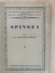 Dr. Alexander Bernát - Spinoza [antikvár]
