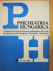 Dr. Kopp Mária - Psychiatria Hungarica 1988/3. [antikvár]