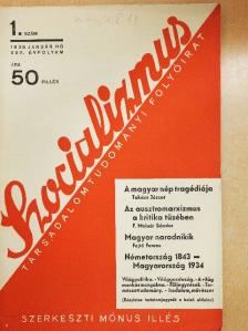Ascher László - Szocializmus 1935. január [antikvár]