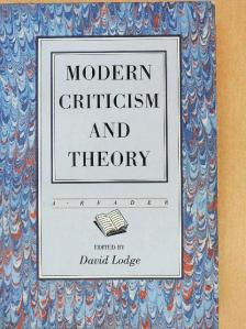 Modern Criticism and Theory [antikvár]