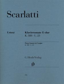 SCARLATTI, D. - KLAVIERSONATE E-DUR K.380 L.23 URTEXT (B.JOHNSSON, D.KRAUS)