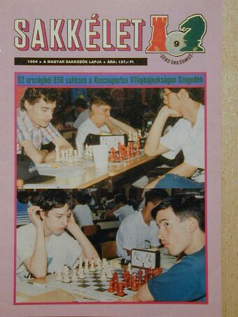 Sakkélet 1994. október 12. [antikvár]