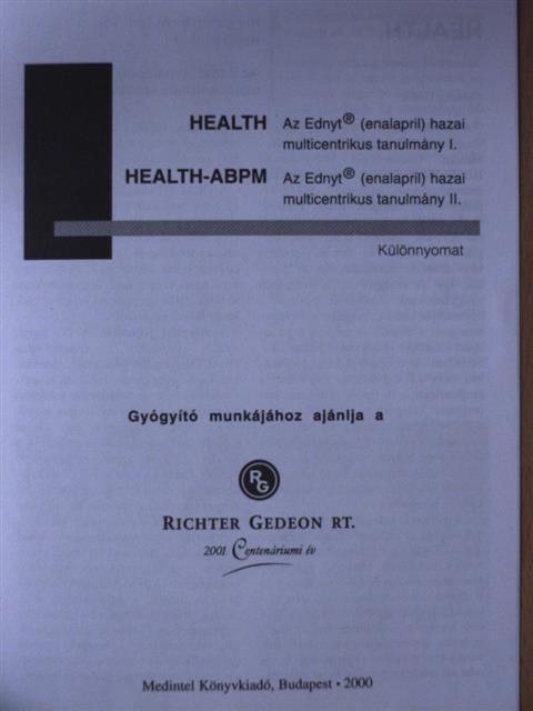 Farsang Csaba - Health/Health-ABPM [antikvár]
