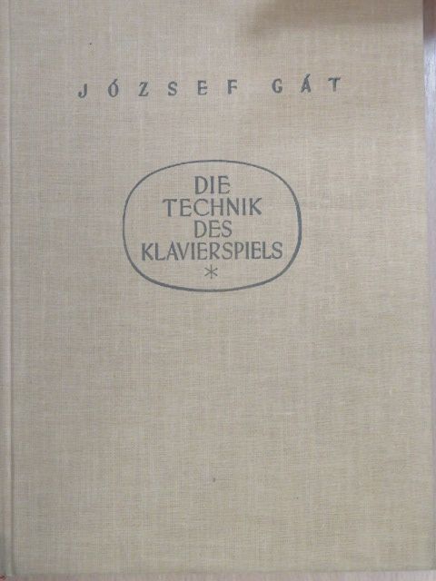 Gát József - Die Technik des Klavierspiels [antikvár]