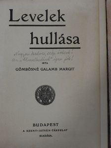 Gömbösné Galamb Margit - Levelek hullása [antikvár]