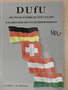 Hans-Jürgen Krumm - DUfU Deutschunterricht für Ungarn 3-4/2003 [antikvár]