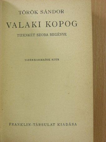Török Sándor - Valaki kopog I-II. [antikvár]
