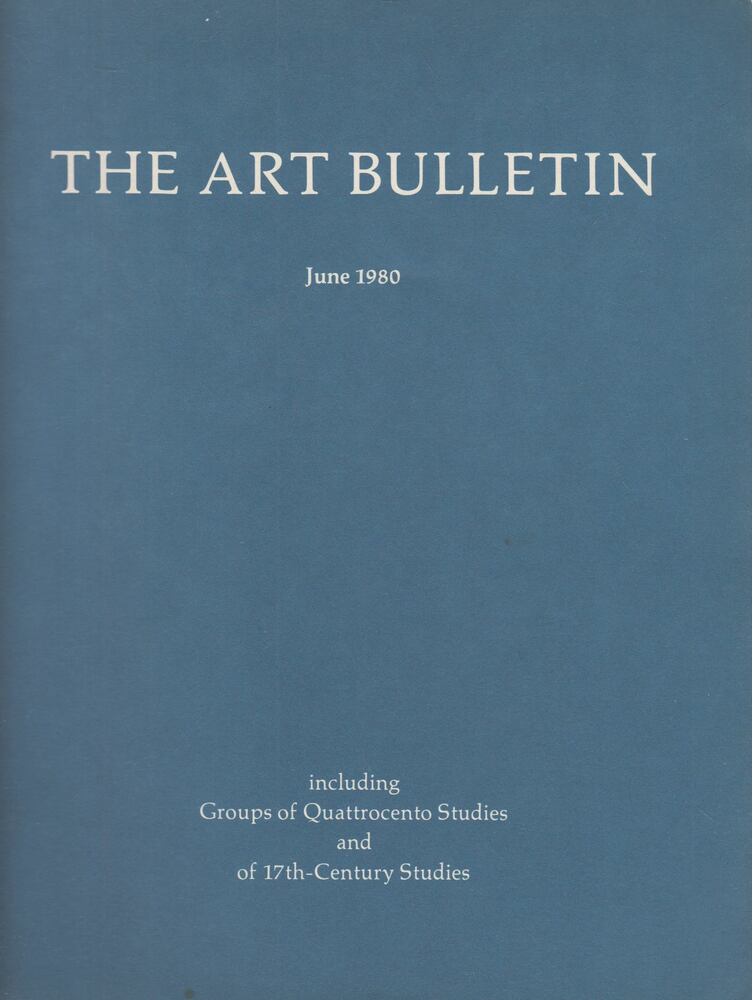 Creighton E. Gilbert - The Art Bulletin June 1980 [antikvár]
