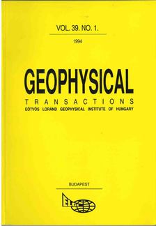 Hegybíró Zsuzsanna - Geophysical Transactions vol. 39. no. 1. [antikvár]