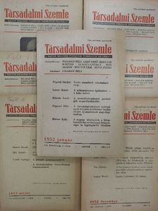 Horváth Márton - Társadalmi Szemle 1952. (nem teljes évfolyam) [antikvár]