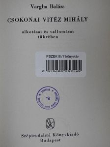 Vargha Balázs - Csokonai Vitéz Mihály alkotásai és vallomásai tükrében [antikvár]