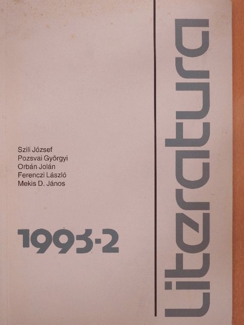 Ferenczi László - Literatura 1993/2 [antikvár]