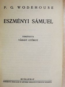 P. G. Wodehouse - Eszményi Sámuel [antikvár]