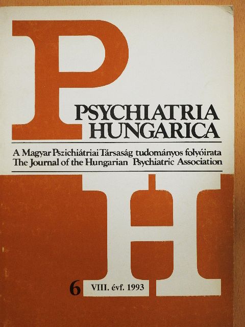 Dr. Rácz József - Psychiatria Hungarica 1993/6. [antikvár]