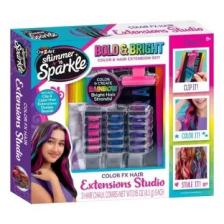 Shimmern Sparkle: Színes Póthaj Készítő Szett