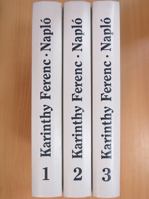 Karinthy Ferenc - Napló 1-3. [antikvár]