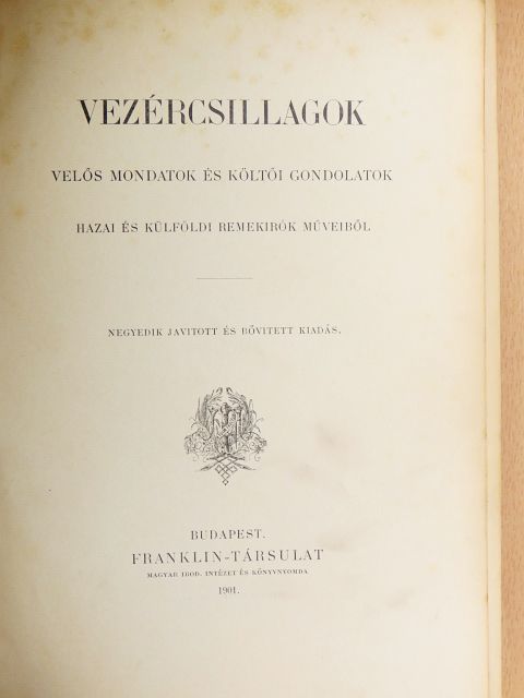 Arany János - Vezércsillagok [antikvár]