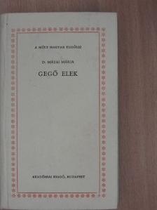 D. Mátai Mária - Gegő Elek [antikvár]
