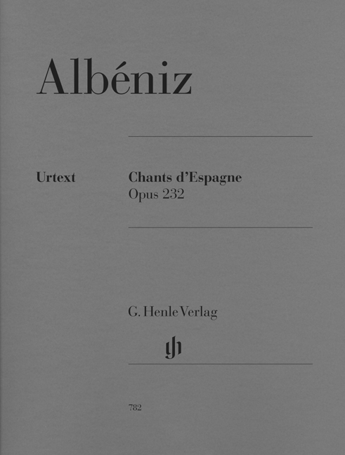 ALBÉNIZ - CHANTS D`ESPAGNE OP.232 FÜR KLAVIER URTEXT (SCHEIDELER/KOENEN)