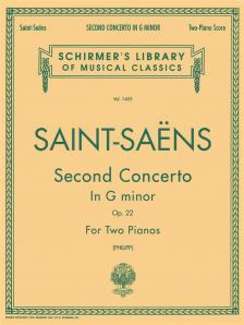 SINT-SAENS - PIANO CONCERTO NO. 2 IN G-MINOR OP. 22 - FOR TWO PIANOS