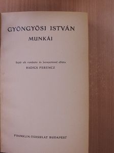 Gyöngyösi István - Gyöngyösi István munkái [antikvár]
