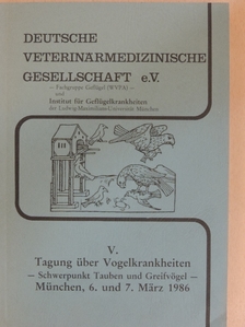 G. M. Dorrestein - V. Tagung über Vogelkrankheiten [antikvár]