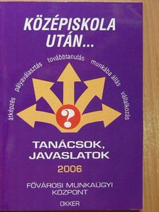 Horváth Imre - Középiskola után... [antikvár]
