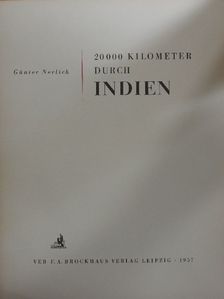 Günter Nerlich - 20 000 Kilometer durch Indien [antikvár]