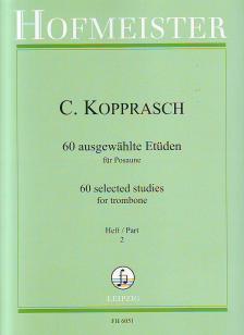 KOPPRASCH - 60 AUSGEWAEHLTE ETÜDEN FÜR POSAUNE HEFT 2 (SEYFFARTH)