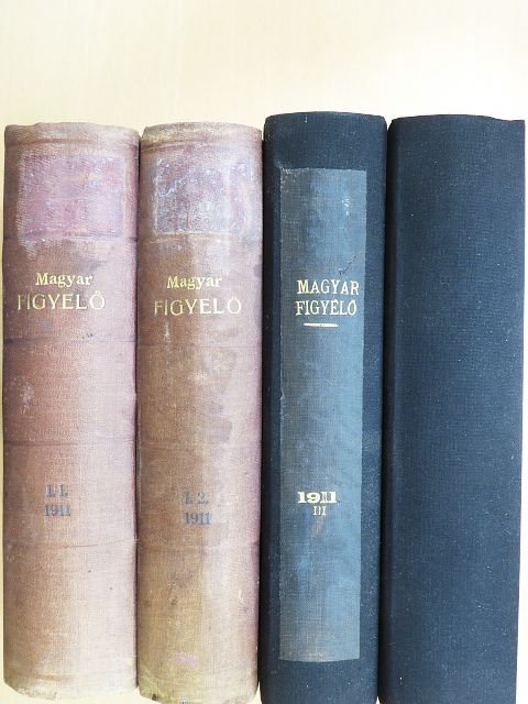 Alexander Bernát - Magyar Figyelő 1911. (nem teljes évfolyam) I-IV. [antikvár]