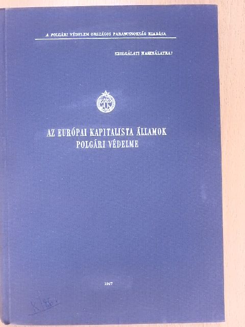 Az európai kapitalista államok polgári védelme [antikvár]