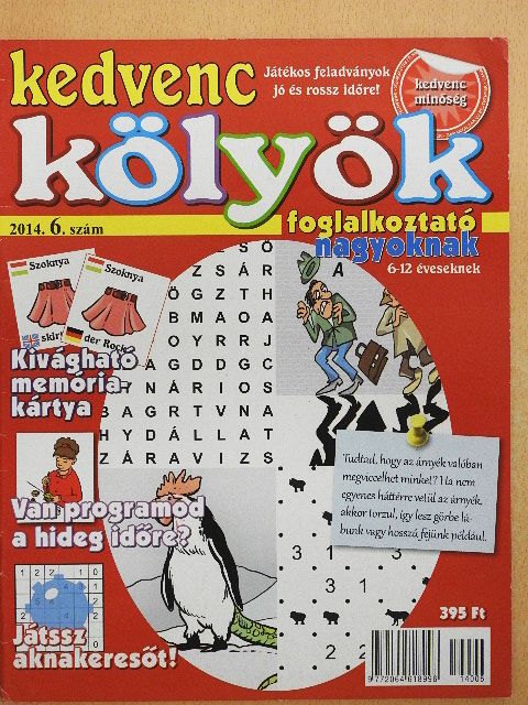 Kedvenc Kölyök foglalkoztató 2014/6. [antikvár]