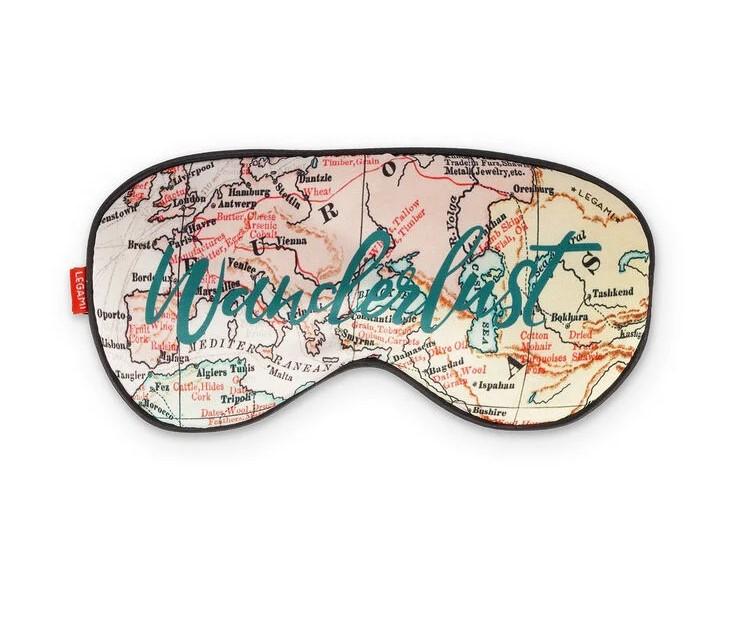 Legami alvómaszk szemre, térképes