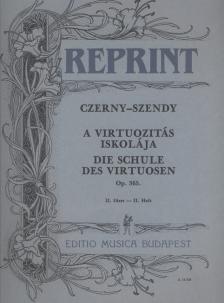 CZERNY-SZENDY - A VIRTUOZITÁS ISKOLÁJA OP.365 II.FÜZET ZONGORÁRA (SZENDY)