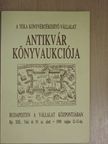 A Téka Könyvértékesítő Vállalat antikvár könyvaukciója 1989. május 12-13-án [antikvár]