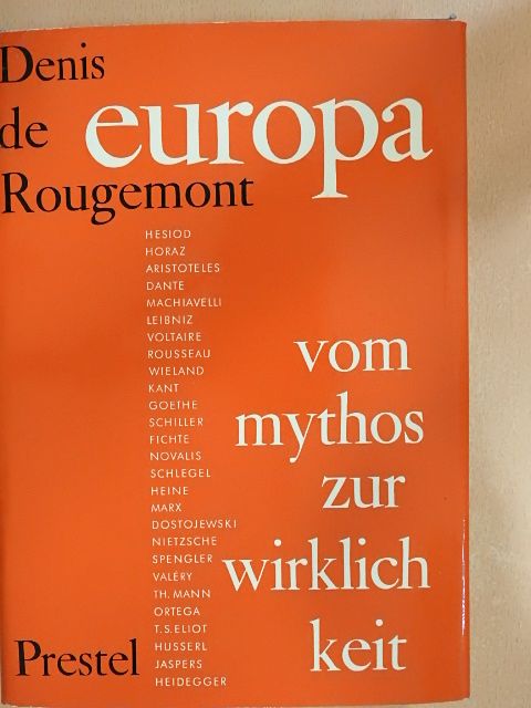 Denis de Rougemont - Europa [antikvár]