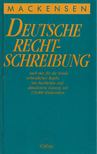 MACKENSEN - Deutsche Rechtschreibung [antikvár]
