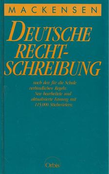 MACKENSEN - Deutsche Rechtschreibung [antikvár]