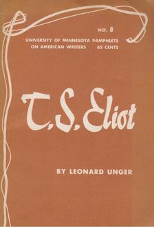 Leonard Unger - T. S. Eliot [antikvár]