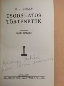 H. G. Wells - Csodálatos történetek [antikvár]