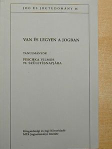 Glatz Ferenc - Van és legyen a jogban [antikvár]
