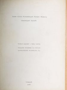 Baka Károly - Villamos műszerek és mérések laboratóriumi gyakorlata II. [antikvár]