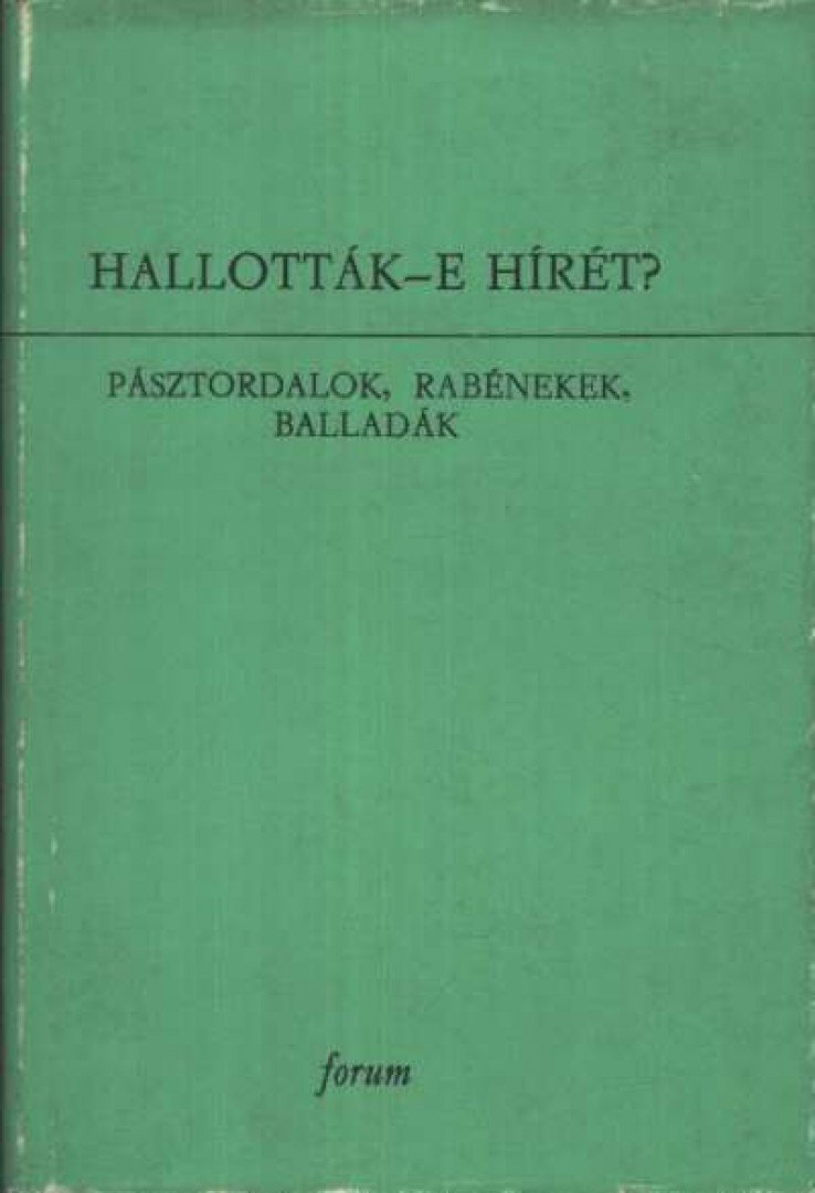 Burány Béla - Hallották-e hírét? [antikvár]