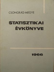 Csongrád megye statisztikai évkönyve 1966 [antikvár]